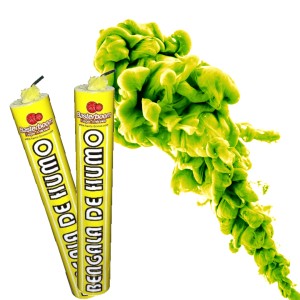 BENGALA DE HUMO AMARILLA x 2u